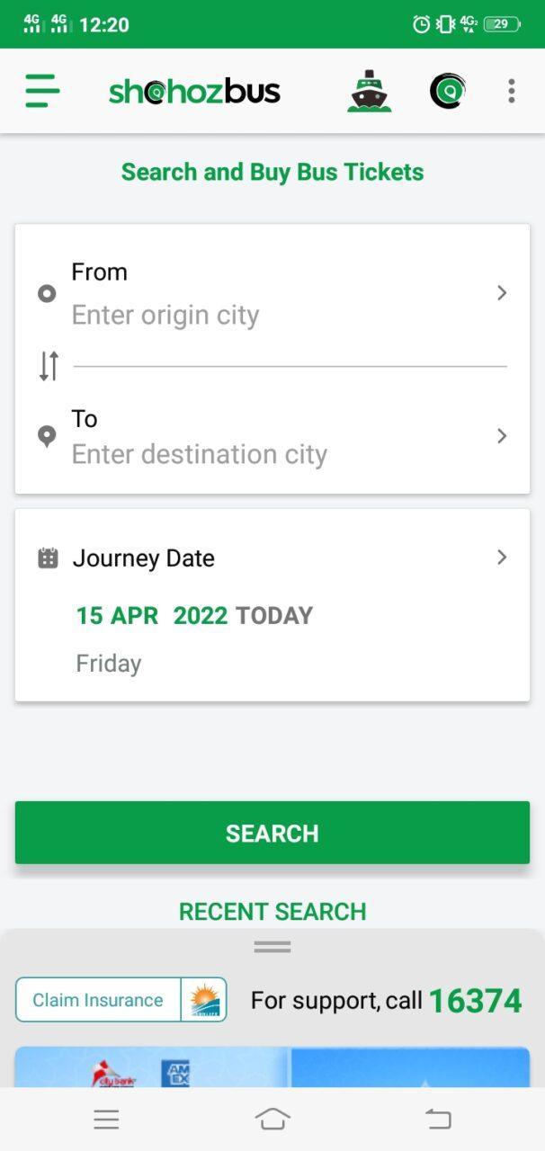 bus Tickets App Bangladesh